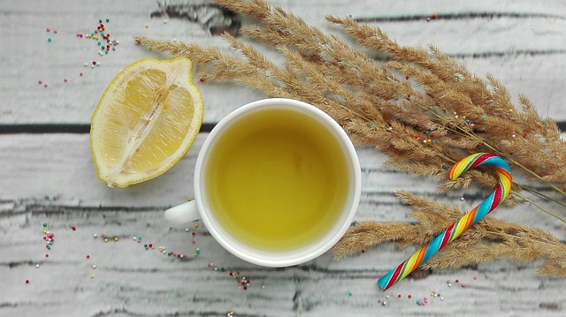 lemon tea with chia