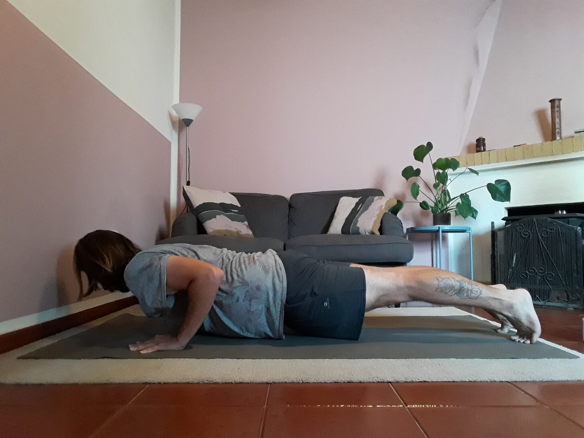 chaturanga as prep for crow pose