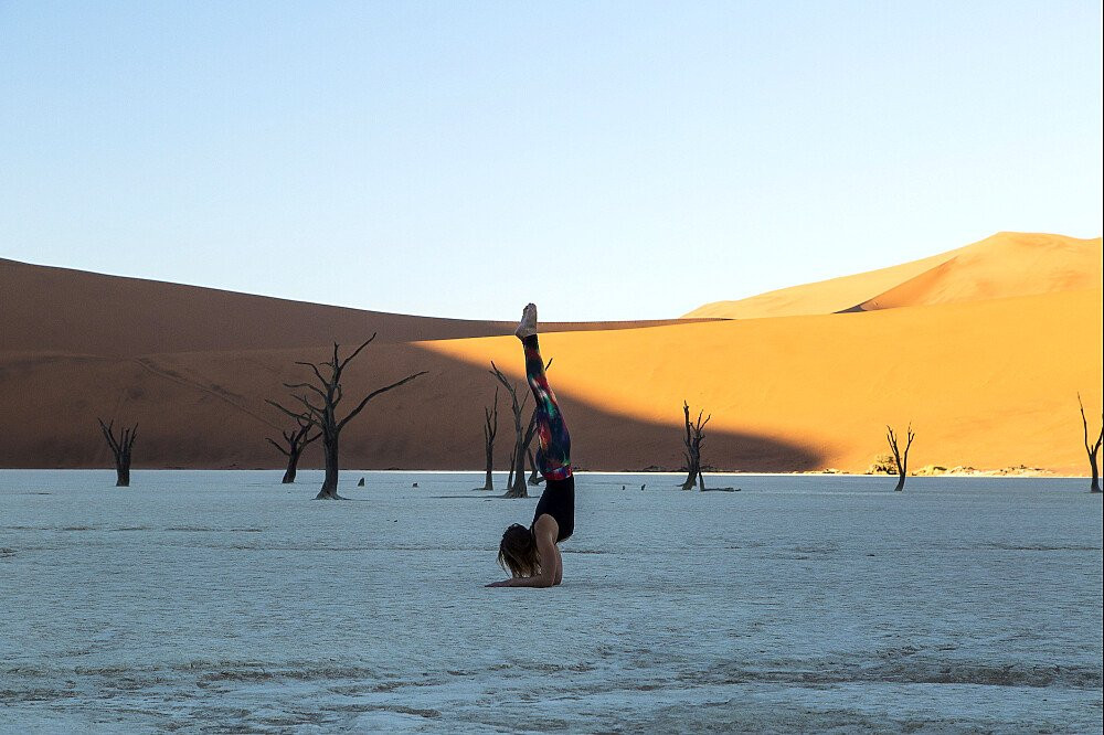 wildlife and yoga in namibia